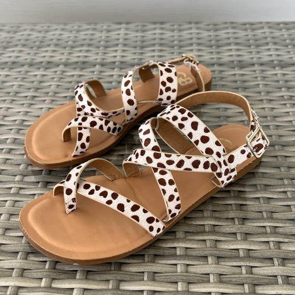 Gianni Bini Calf Hair Strappy Sandals Size 6 - Picture 10 of 12